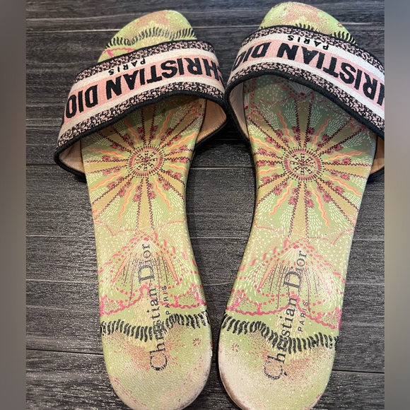 Christian Dior Dway Embroided Slides - Picture 8 of 9